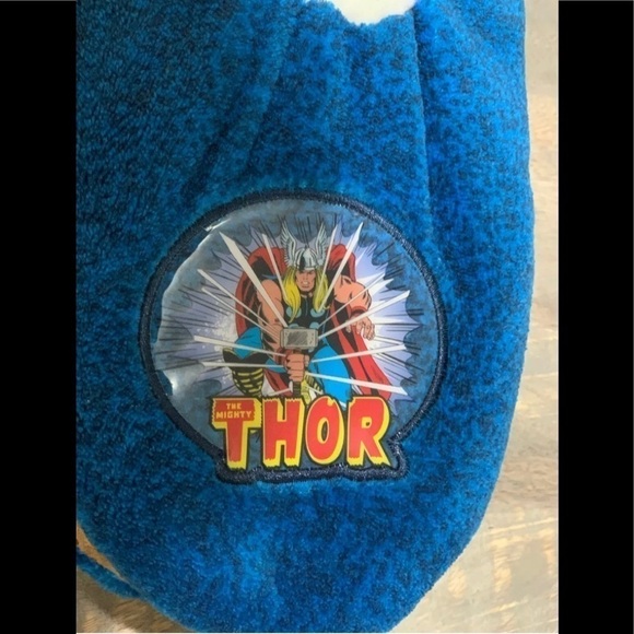Thor Marvel Men’s Slipper Socks Fuzzy Babba - Picture 2 of 6